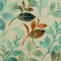 Preview: Viskose Leinen Madeira Blätter beige/aqua/braun von Swafing